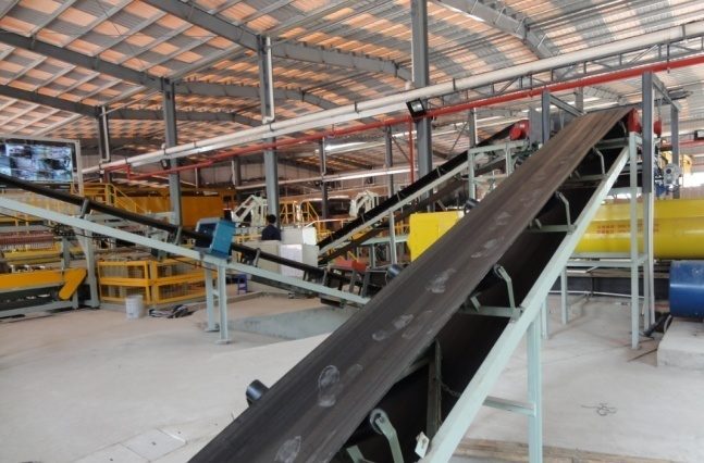 벨트 컨베이어 설치